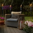 thumbnail image 5 of Sorbus 2-Pack Stainless Steel Torches - 5 ft. Long Garden Patio Décor  (Silver - Cone), 5 of 10