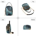 thumbnail image 3 of FORMRS Crossbody Bag for Women Quilted Travel Shoulder Cell Phone Purse with Chain Strap Handbag, Black Marble, 3 of 7