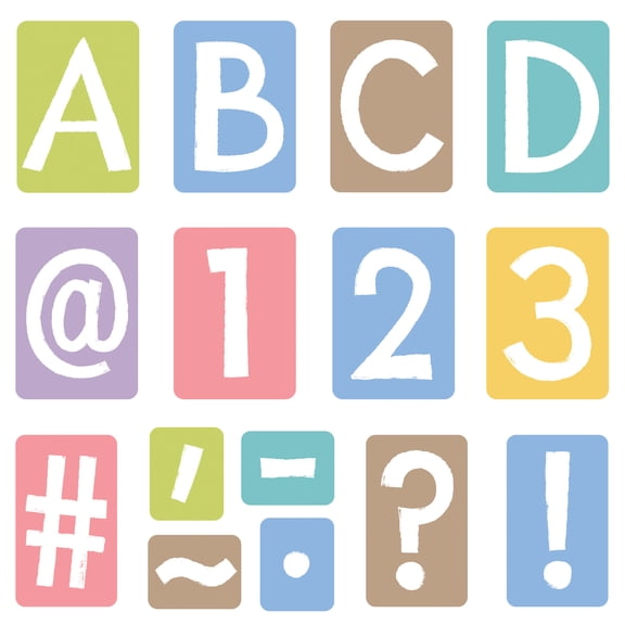 TREND Garden Path 4" Tiles Uppercase Ready Letters, 150 Pieces