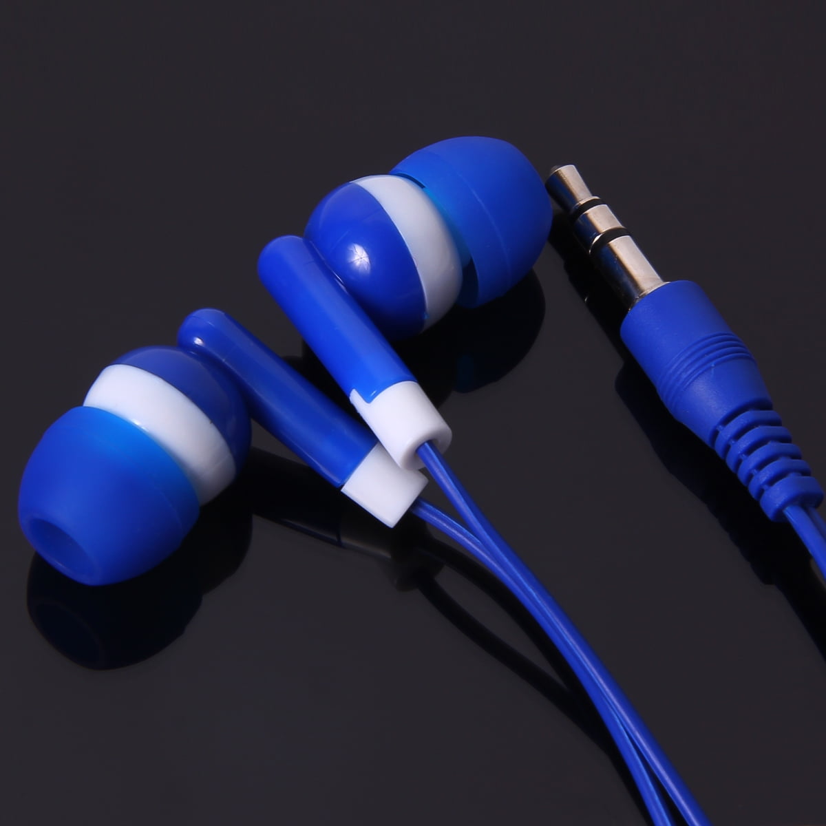 Bulk Headphones Classroom Wired Keewonda in Ear Earbuds 100 Pack Individual Package
