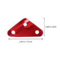 thumbnail image 2 of UPOUART 5Pcs Rope Tensioner Aluminum Alloy Red for Camping Enthusiasts, 2 of 8
