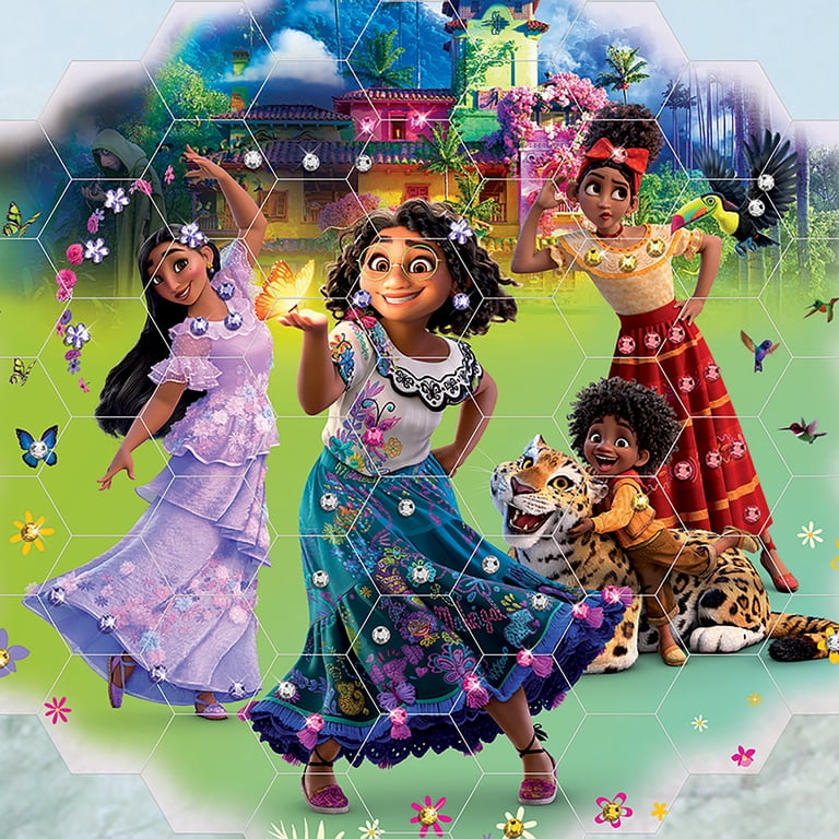 Disney: Window Art Mosaic - Encanto - 66 pcs, Reusable Puzzle