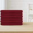 thumbnail image 5 of SupremePlus Luxury 550 GSM 16" x 27" 100% Ring Spun Cotton Hand Towels, Red 12 Count, 5 of 7