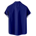 thumbnail image 3 of PEASKJP Chemise Anti-Rides pour Hommes Manches Retroussables Unie Été Plage, Violet m, 3 of 3