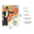 thumbnail image 2 of Lido Cabaret - Paris France - Bravissimo Burlesque Show - Vintage Cabaret Poster by Rene Gruau - Fine Art Matte Paper Print (Unframed) 16x20in, 2 of 4