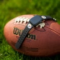thumbnail image 3 of Black Pittsburgh Steelers Logo Silicone Apple Watch Band, 3 of 3