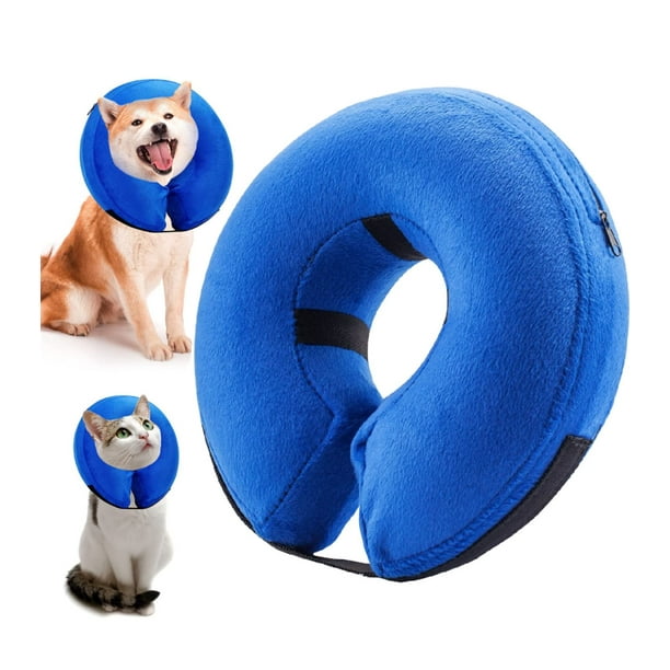Inflatable Dog Cone Collar for Dog After Surgery Soft Dog Recovery Collars, Adjustable