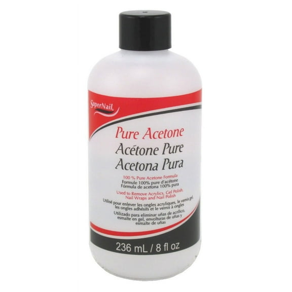 Super Nail 8oz Pure Acetone Polish Remover (Pack of 3)