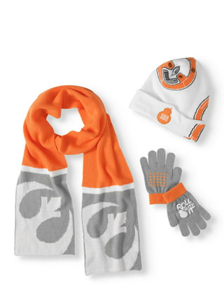 Scarf/Gloves/Hat 3pc. Set- Orange & Blue (#61031 / 6 pack) - Turnovers, Inc.