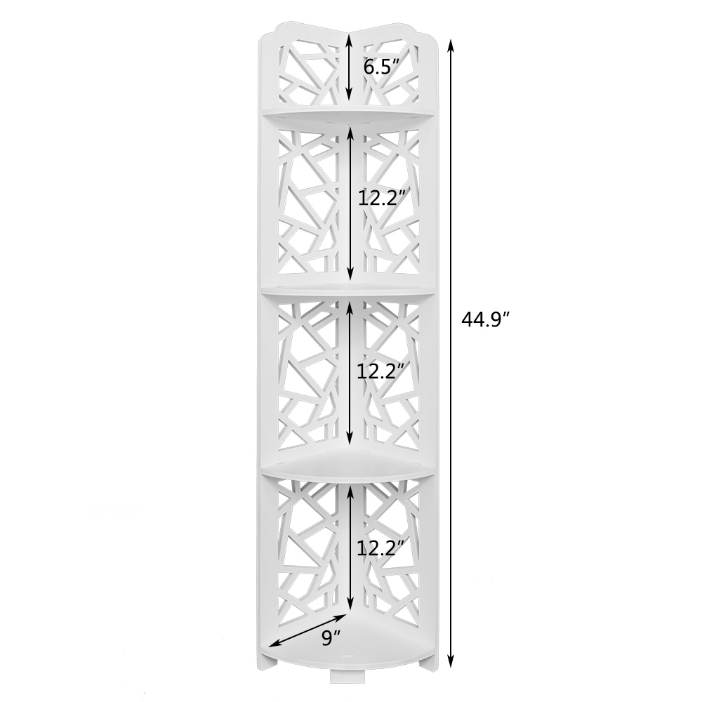 Waterproof 4 Layers Bathroom Shelf Storage Case For Toilet