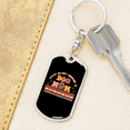 thumbnail image 6 of Busy Dog Mom  Stainless Steel or 18k Gold Premium Swivel Dog Tag Keychain, 6 of 16