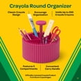 thumbnail image 4 of Organizador de almacenamiento Crayola Round Creative Kids Razzmatazz 3+ Y, 4 of 9
