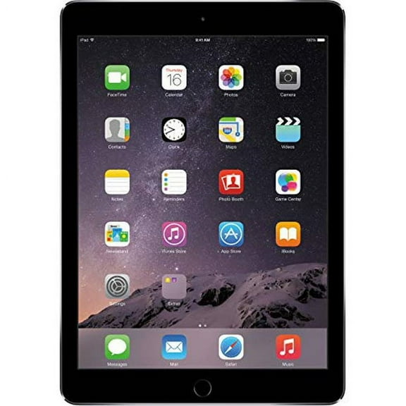 Restored For Apple iPad Air 2 16GB WiFi 2GB iOS 10 9.7in Tablet - Space Gray (Refurbished)