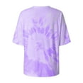 thumbnail image 4 of DailyTrove Women's Tie-Dye Oversize Short Sleeve T-Shirt - Casual Loose Tee, Vibrant for Beach & Festival, 4 of 5