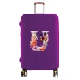 thumbnail image 1 of Travel Luggage Cover Baggage Suitcase Protector Washable Reusable Dustproof Scratch-proof Suitcase Cover Butterfly Print Pattern 8butterfly letter U L, 1 of 6