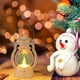thumbnail image 5 of Decoraciones de luces navideñas LED - Adorno de árbol de Papá Noel con muñeco de nieve con asa, luces LED de plástico para decoración navideña, 6x6x12,5cm, 5 of 8