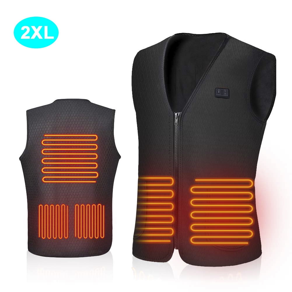 Electric Heating Vest Adjustable Usb Charging Heated Warm Vest for