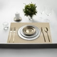 thumbnail image 6 of Dainty Home Set of 6 Placemats | Elegant and Durable | 12x18 in PVC Non-Slip Washable Place Mats | Tear-Resistant Heat | Resistant Placemats, 6 of 9