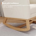 thumbnail image 3 of Yeshouse Mecedora moderna con respaldo alto y patas de madera resistentes, cómoda mecedora decorativa para sala de estar, dormitorio y habitación de bebé. Fácil montaje, 3 of 8