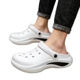 thumbnail image 7 of Unisex Garden Clogs, Womens and Mens on Shoes, Comfortable Quick Dry Lightweight Sandals for Beach Casual, Indoor and Outdoor(White,8.5), 7 of 7