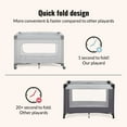 thumbnail image 5 of Dream On Me EZGo Portable Playard, Gray, 5 of 11