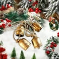 thumbnail image 4 of TAIAOJING Handicrafts Shabby Chic Country Style Rustic Metal Hanging Giant Cow Bells Set Of 4 Iron Bells, 4 of 6