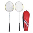 thumbnail image 2 of Sports Badminton Rackets, High Tension String Aluminum Alloy Shaft Lightweight Flexible High Toughness Badminton Rackets Set  For Teenagers, 2 of 8