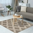 thumbnail image 2 of Impressions Geometric Ornamental Trellis Area Rug, 5' x 5', 2 of 6