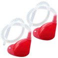 thumbnail image 1 of unbranded 2 Ensembles Entonnoir pour Transmission Fluide Plastique Rouge Bec Incliné Design Véhicules, 1 of 8