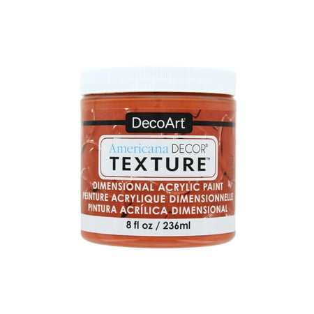 UPC: 0766218109439 | Decoart Americana Texture Acrylic 8oz Burnt Ornge