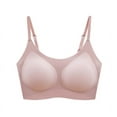 thumbnail image 4 of Penkiiy Women Bras Woman's Comfortable Lace Breathable Bra Underwear No Rims Pink Bras, 4 of 4