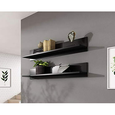 Slimline Floating Wall Shelf, Slimline Wall Mounted Bookcase