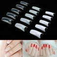 thumbnail image 4 of Tkrady French Acrylic False Nail Tips, 500pcs Half Cover Artificial False Nails Tips 10 Sizes for Nail Art Salons, 4 of 5