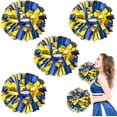 thumbnail image 1 of EcoNesxp HOLENGS Cheerleading Pom Pom Pieces Upgraded Version 12 Inch Metal Cheerleading Pom Pom Inch Metal Cheerleading Pom Pom Suitable for Kids Adults, 1 of 5