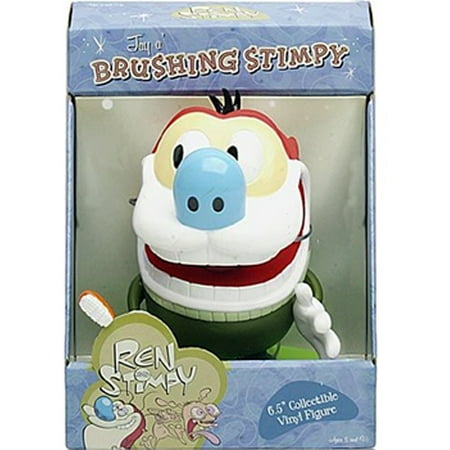 UPC 831614002162 product image for Ren & Stimpy Joy Brushing Stimpy Figure | upcitemdb.com