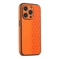 thumbnail image 2 of Dteck for iPhone 11 Pro Max Case,Slim Leather Case TPU Shockproof Back Cover for iPhone 11 Pro Max,Orange, 2 of 6