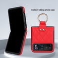 thumbnail image 3 of Allytechgroup Moto Razr 40 Case with Ring Holder Stand, Premium PU Leather Stylish Shockproof Anti-Scratch Portable Phone Case Cover for Motorola Moto Razr 40, Red, 3 of 6
