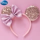 thumbnail image 4 of Diadema con orejas de Mickey y Minnie para mujer, decoración de fiesta temática de Disney, personaje de dibujos animados de Cosplay, diadema de fiesta para Navidad, 4 of 4