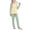Green, variant on Loopsun Kids Boys Girls Winter Warm Outfit Solid Long Sleeve Crew Neck Top and Elastic Waist Pants Soft Wear Sets 7-8 Years