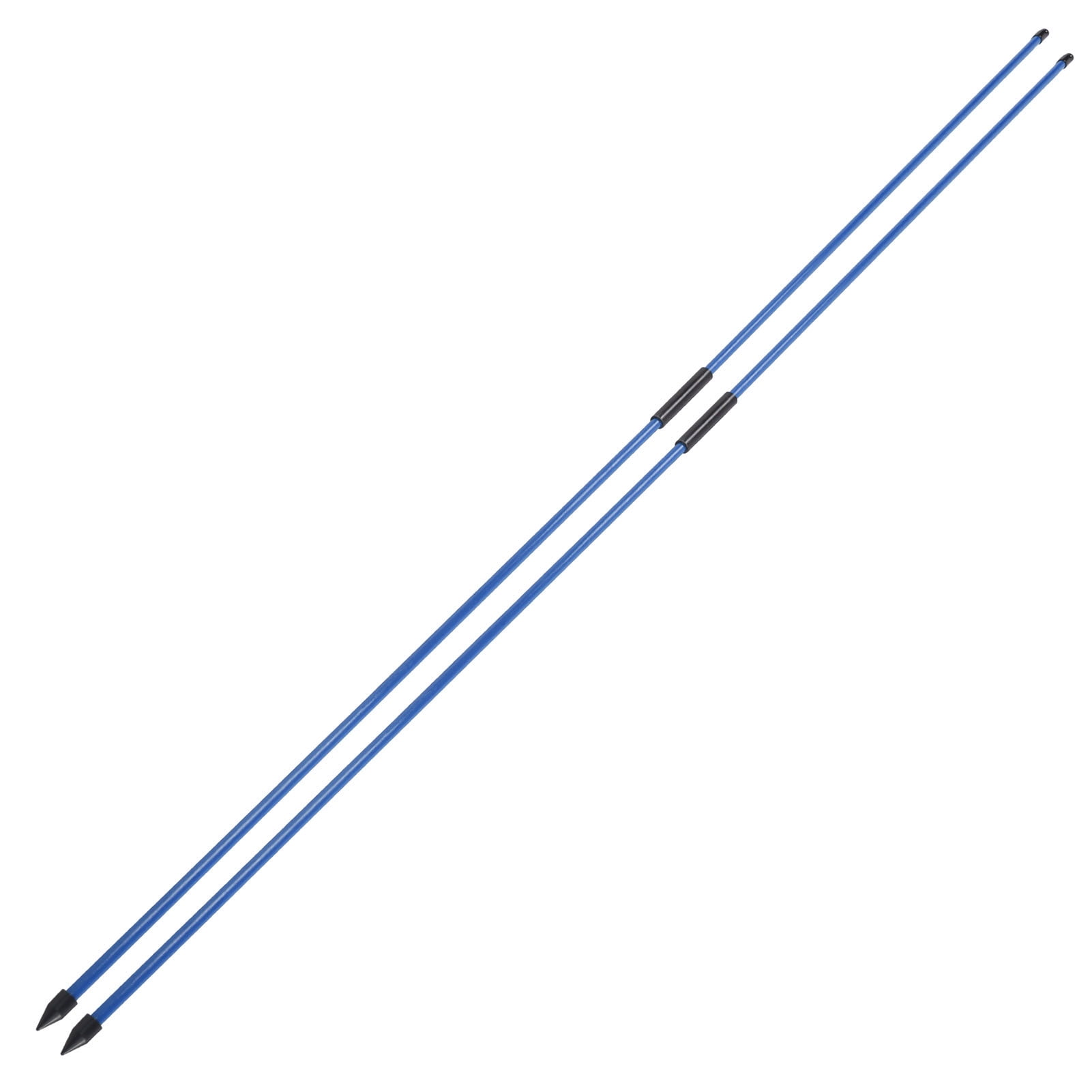 Flintronic Bâtons D'Alignement Golf - 2 Pièces Pliables Fibre De Verre - 123 Cm - Pour Pratique Swing Et Putt