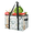 Multicolor 2, variant on CURLYOOT Red Eyed Tree Frog with Leaves Reusable Grocery Bag, Large Foldable Grocery Totes Shopping Bag for Groceries, Shopping Bags with Handles for Kitchen Trunk Picnic