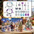 thumbnail image 3 of 2025 Christmas Advent Calendar Bracelets, 24 Days Xmas Countdown Calendar with DIY Charm Bracelets Kits for Christmas Party New Year Birthday Gifts, 3 of 8