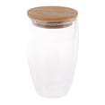 thumbnail image 1 of Vasos de doble pared Vasos cristalería perfecta para matutino, té, más leche, cerveza estilo-1, 1 of 9