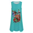thumbnail image 4 of Gorillaz Members Sleeveless Dress For Womens Summer Novelty Sundress Soft Casual Knee Length Loose Tank Dress, 4 of 7
