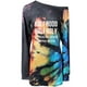 thumbnail image 4 of Moda mujer Casual sin tirantes manga larga Tie-dye impreso sudadera Tops Bluse Pompotops gfhjh9056, 4 of 4