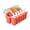 Orange, variant on Popsicle Molds, 12-Cavity Silicone Ice Cream Molds for Homemade Treats, Easy Release Ice Maker with Water Injection, BPA Free for Summer, Family, Party