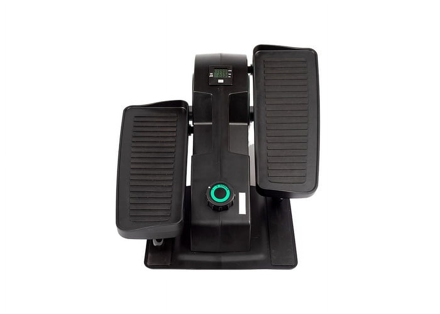 Cubii JR1 Compact Seated Under Desk Elliptical Machine Foot Exerciser 8 Adjustable Magnetic Resistance Aqua Walmart