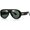 Black/G15, variant on Retro Aviator Sunglasses for Women Men Trendy 70s Big Shield Sun Glasses Thick Frame Shades