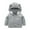 Grey, variant on Otqutp Toddler Kids Fleece Hoodies Coat with Cute Ears 1-4 Years Baby Boys Zipper Jacket Fall Winter Warm Outwear Clothes