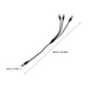 thumbnail image 2 of KAKOWELY 2Ud Adaptador Divisor De Micrófono Xlr 1 A 3 Con Cable Aislado Para Grabación Profesional Negro, 2 of 8